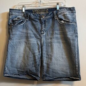 Hydraulic Blue Jean Shorts Casual Summer Style